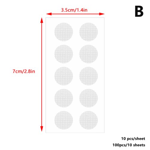 Image de Stickers Invisibles pour Oreilles Étirées - 100 Pièces