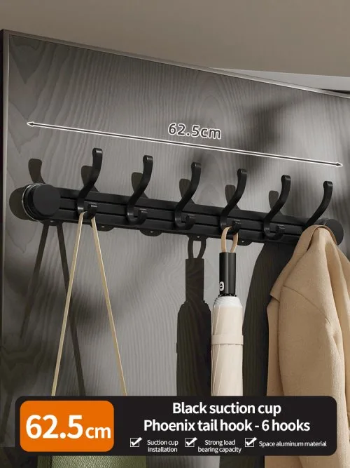 Tazza nera mobile 6 ganci