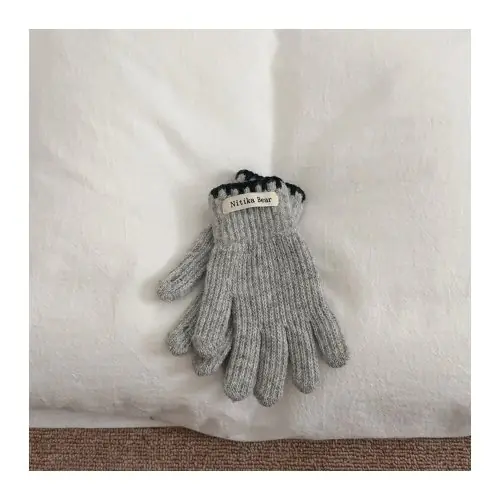 Gants gris