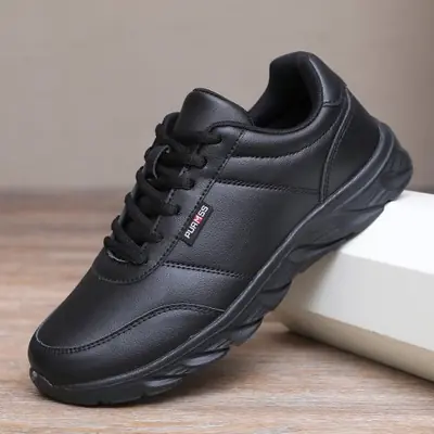 Image de Mocassins Hommes Confortables - Noir & Blanc Taille 39-46