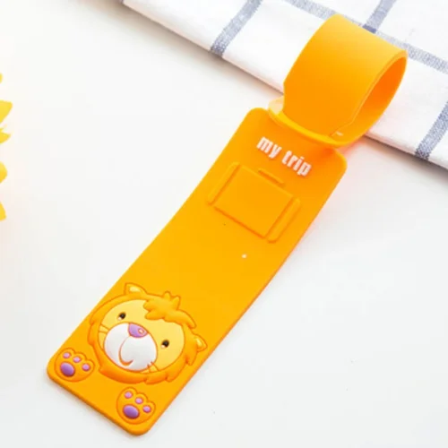 Immagine di Etichette Bagaglio Animali in Silicone – Stile Divertente e Pratico