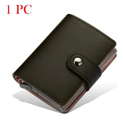 Image de Portefeuille RFID Bloquant en Cuir PU - Élégant & Sécurisé