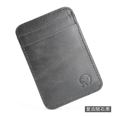 Image de Porte-Cartes Cuir Véritable - Élégant & Pratique
