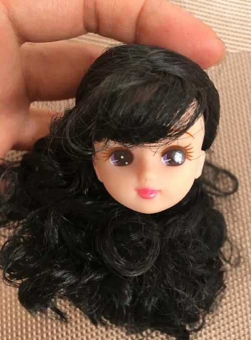 Schwarz kurve haar
