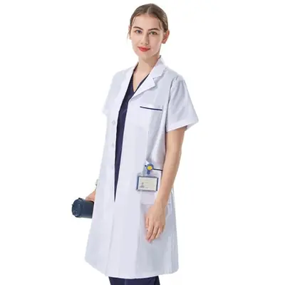 Image de Blouse de Labo Blanche - Confort & Protection