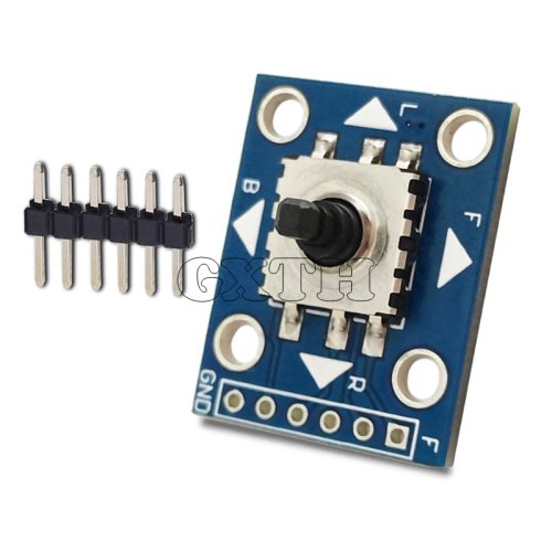 Image of 5-Way Navigation Key Module with Independent Keyboard Switches – 5D Joystick for Microcontroller Projects
