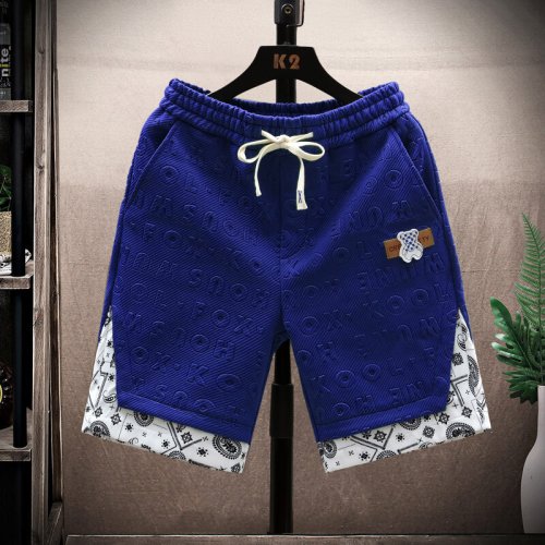 Afbeelding van Herensportshorts met Letterprint – Lichte en Ademende Zomer Shorts voor Joggen, Gym en Casual Dragen