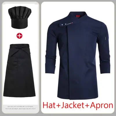 Image de Uniforme Chef Cuisine 3 Pièces - Unisexe & Professionnel