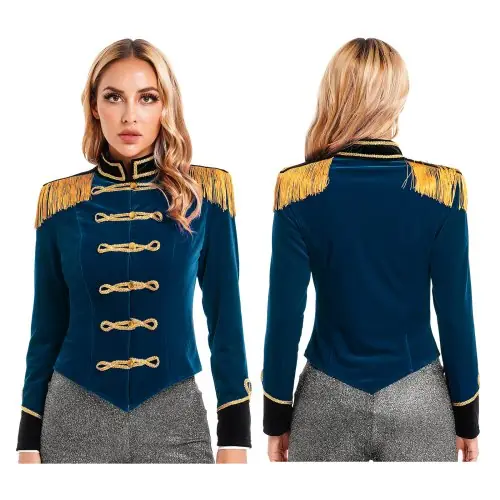 Image de Costume Maître de Cirque Femme - Veste à Franges