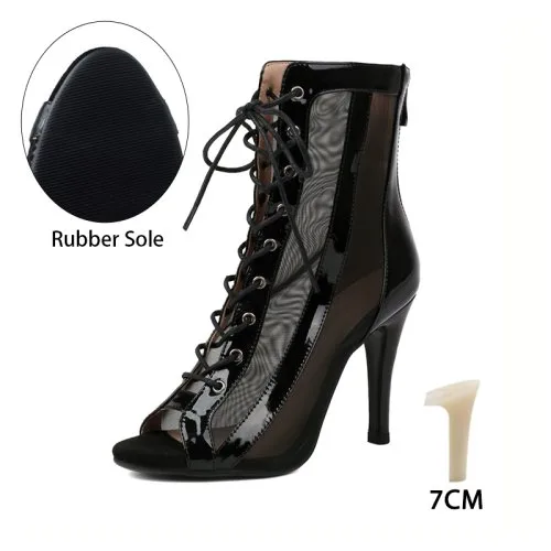 Schwarz 7cm Gummi