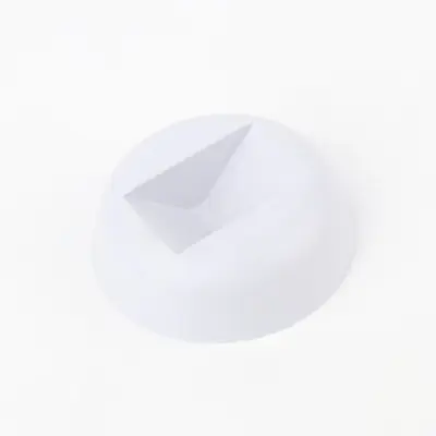 Image de Support mural 3D blanc pour bijoux - Rangement élégant et flottant