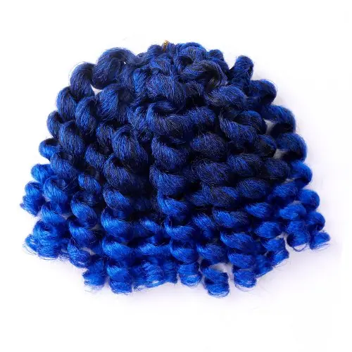 Image de Twists Bouclés Synthétiques - Tresses Pré-Torsadées