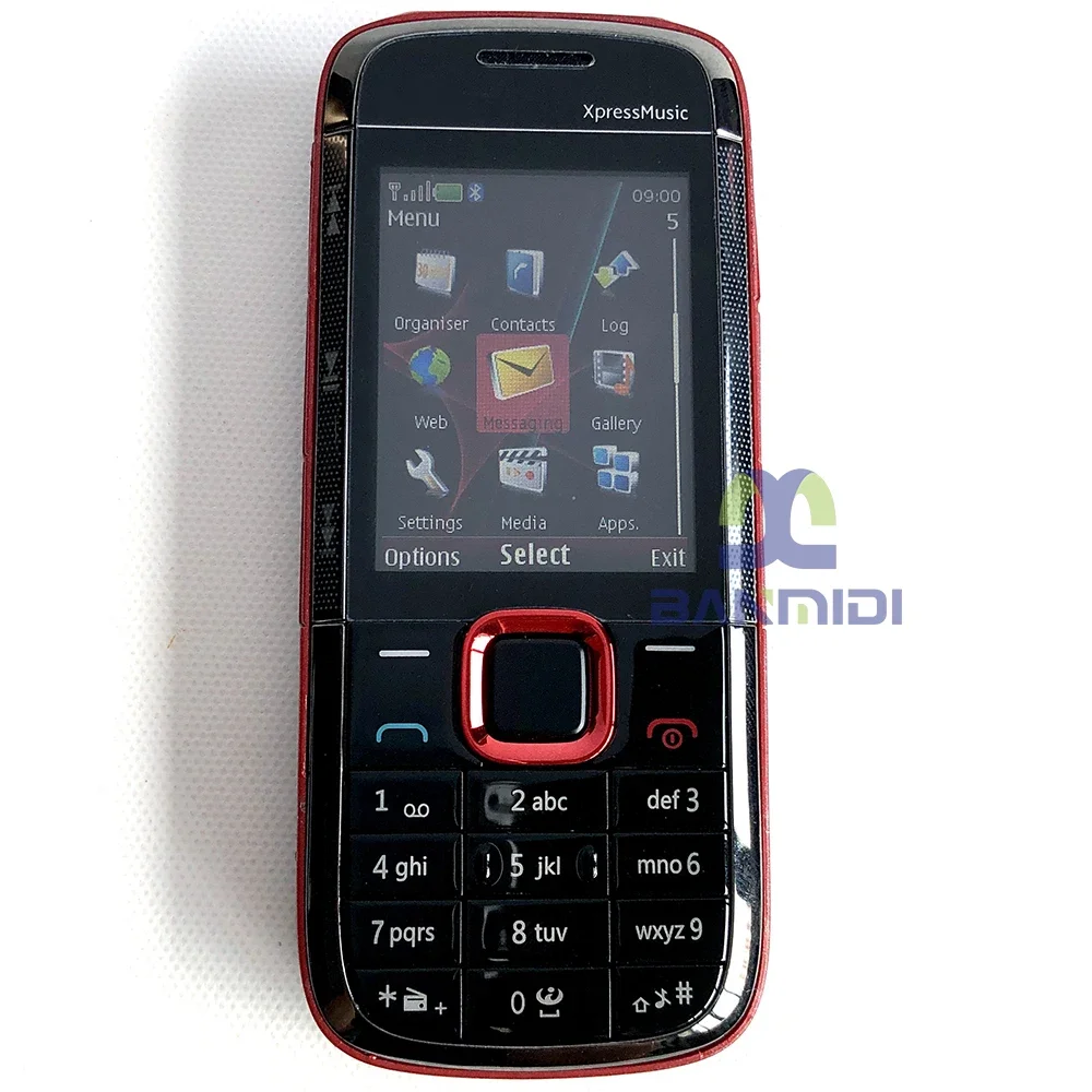 Immagine di Telefono Cellulare Originale Nokia 5130 XpressMusic, Modello 2G GSM Sbloccato con Tastiera Multilingue Russa, Ebraica e Araba, Prodotto in Finlandia nel 2009