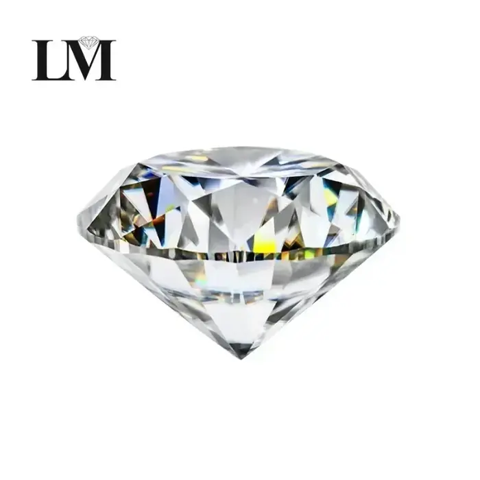 Image de Moissanite Rond VVS1 0.1ct - Bijou de Luxe