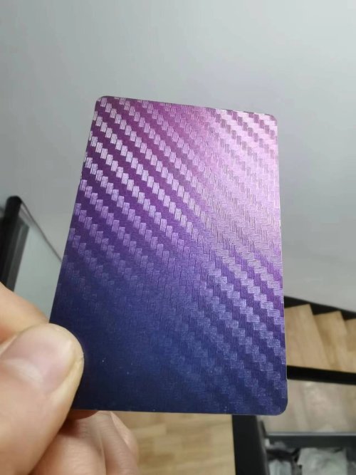 Zdjęcie 1Piece NFC Carbon Fiber Smart NFC Card NFC Business Card Fast Reading Ntag 215 Blank NFC Card Digital Business Card Social Share