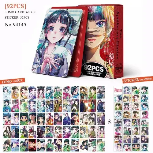 Image de Autocollants Anime The Apothecary Diaries - Lot de 92 Pièces