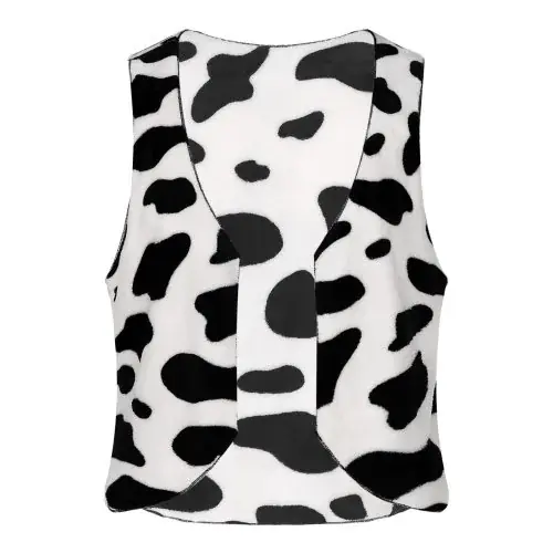 Image de Gilet Imprimé Vache Homme - Costume Fantaisie Cowboy & Carnaval