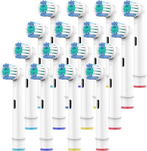 Afbeelding van Natuurlijke en volledige opzetborstels voor Oral-B elektrische tandenborstel – Fit, Advance, Power, Pro, Gezondheid, Triumph, 3D Excel & Vitaliteit