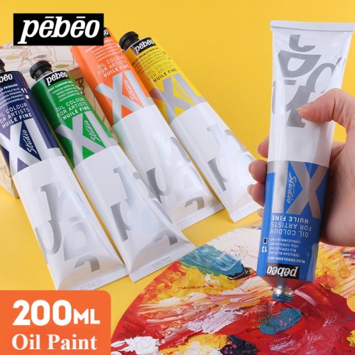 Zdjęcie Tuba 200 ml Pebeo Fine XL Oil INTENSYWNY KOLOR OLEJNY Jasne i trwałe wykończenie Odporne na blaknięcie, szybkoschnące malowanie na papierze Drewno