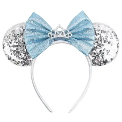 Image de Bandeau Mickey Mouse Paillettes - Accessoire de Fête pour Enfants et Adultes