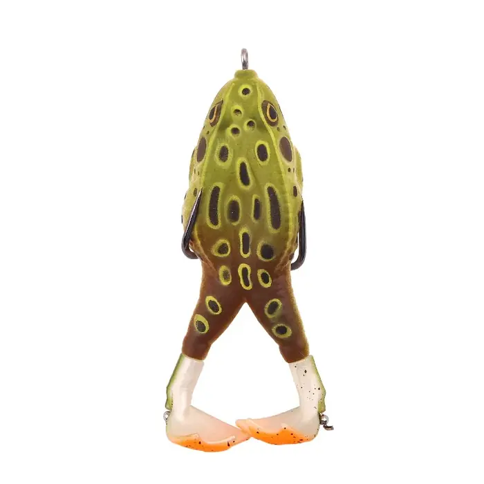 Image de Leurre de grenouille double hélice - Appât souple en silicone