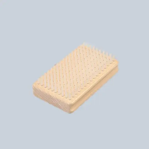 Image de Brosse de Fartage pour Ski - Manche Bois & Crin de Cheval
