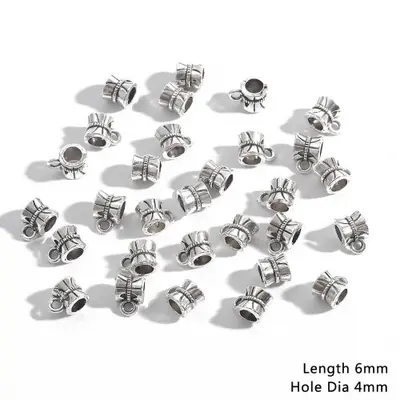 Image de Perles Fleur Argentées - Kit Bijoux DIY