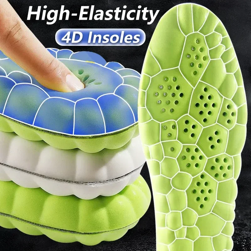 Imagen de Plantillas 4D Suaves para Zapatos Deportivos - Soporte y Masaje