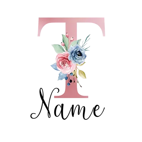 Lettera T con nome
