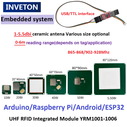 Image de Lecteur RFID UHF YRM100 - Lecture & Gravure USB/TTL