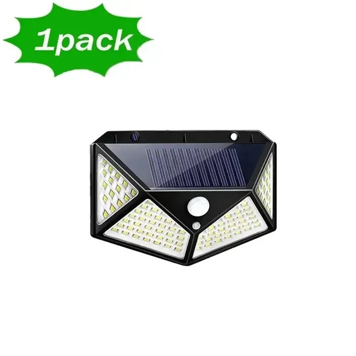 Image de Lampe Solaire LED avec Détecteur de Mouvement - Éclairage Extérieur Intelligent