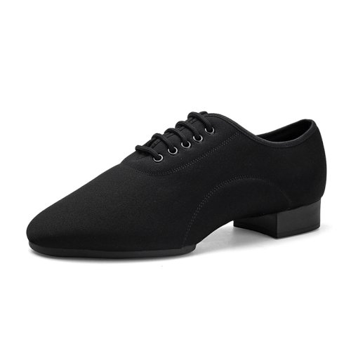 Zdjęcie Męskie buty do tańca towarzyskiego, sznurowane buty do latynoamerykańskich tańców, salsa, występów, walca, nowoczesne buty do ćwiczeń, oddychające oksfordy, buty do walca, buty charakterystyczne.