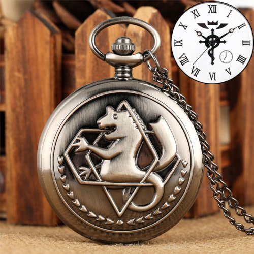 Imagen de Reloj de Bolsillo Vintage Fullmetal Alchemist - Edward Elric