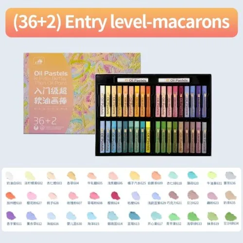 36 macaron kleuren