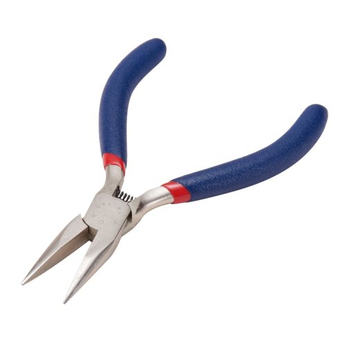 Immagine di Pinze per Gioielli Pandahall in Acciaio Inossidabile con Naso a Catena Corta – Strumento Professionale per la Creazione di Gioielli, Dimensioni 125x53 mm