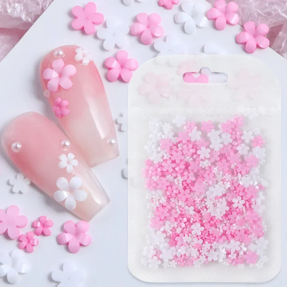 Afbeelding van 3D Acryl Bloemen voor Nagelkunst - Lente & Zomer Stijl