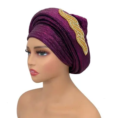 Image de Turban Africain Femme - Élégance et Confort
