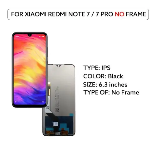 Image de Écran LCD pour Xiaomi Redmi Note 7 / Note 7 Pro - Remplacement Rapide