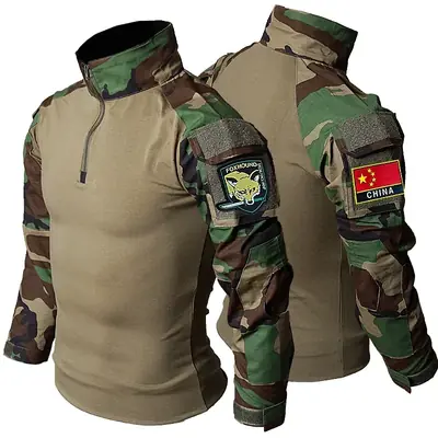 Image de Ensemble Tactique Camouflage Homme 2 Pièces
