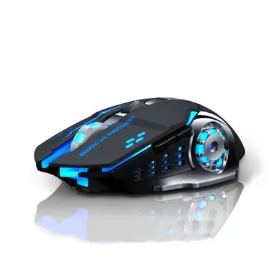 Image de Souris Sans Fil Ergonomique Rechargeable avec Rétroéclairage