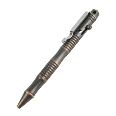 Image de Stylo d'Autodéfense en Laiton - Écriture & Protection