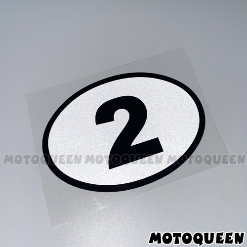 Zdjęcie Numer Cafe Racer 123456789   Vintage naklejka motocyklowa owalna nakładka na zbiornik paliwa pokrywa...