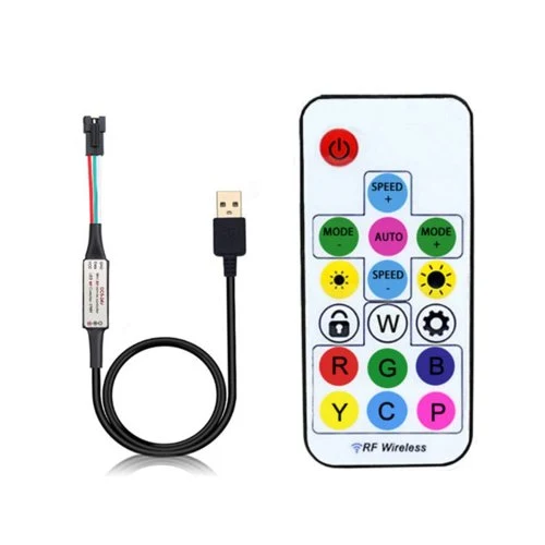 17 klawiszy blokada USB