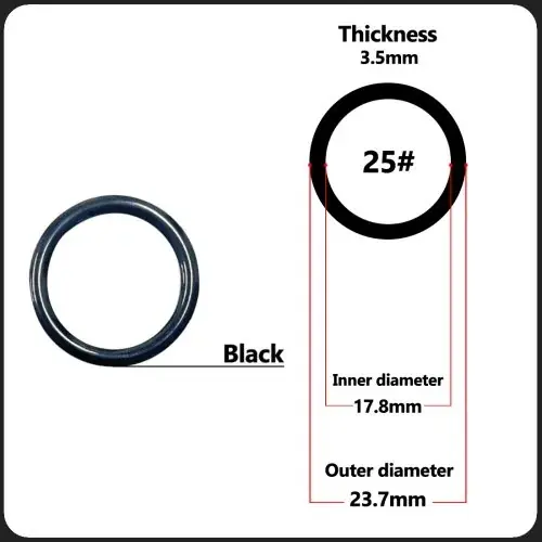 Size25 23.7mm 20Pcs
