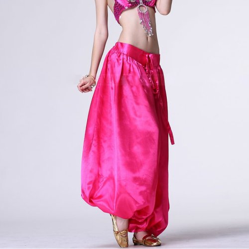 Immagine di Pantaloni Harem tribali di danza del ventre di Halloween Pantaloni di danza del ventre Pantaloni lan...
