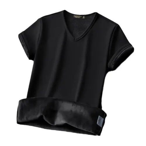 Image de T-Shirt Thermique Homme Hiver - Velours Doux & Chaud