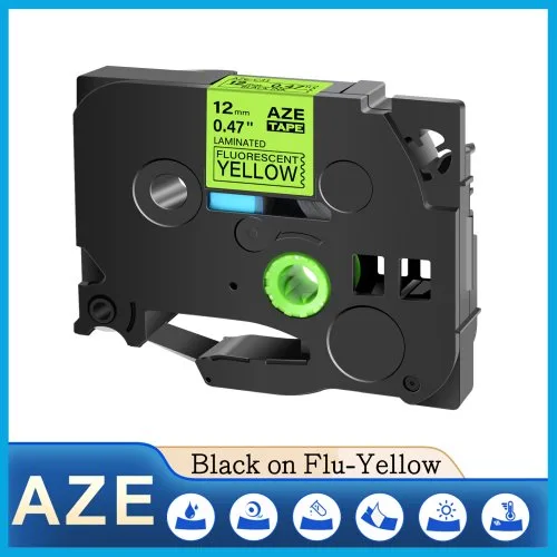 Black on Flu-Yellow