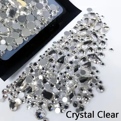 Image de Strass Ongles Mixtes Brillants - K9 Aurora