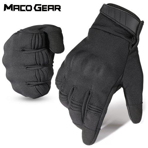 Bild von Winter Warme Motorrad Vollfinger Handschuhe mit Touchscreen-Funktion – Winddicht, Rutschfest und Schutz für Getriebe, Ideal für Motocross, MTB und Radfahren