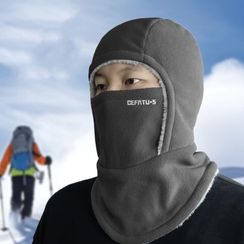 Imagen de Pasamontañas Térmico Multifuncional para Esquí, Ciclismo y Clima Frío – Máscara de Invierno A prueba de Viento con Capucha Caliente para Hombres y Mujeres